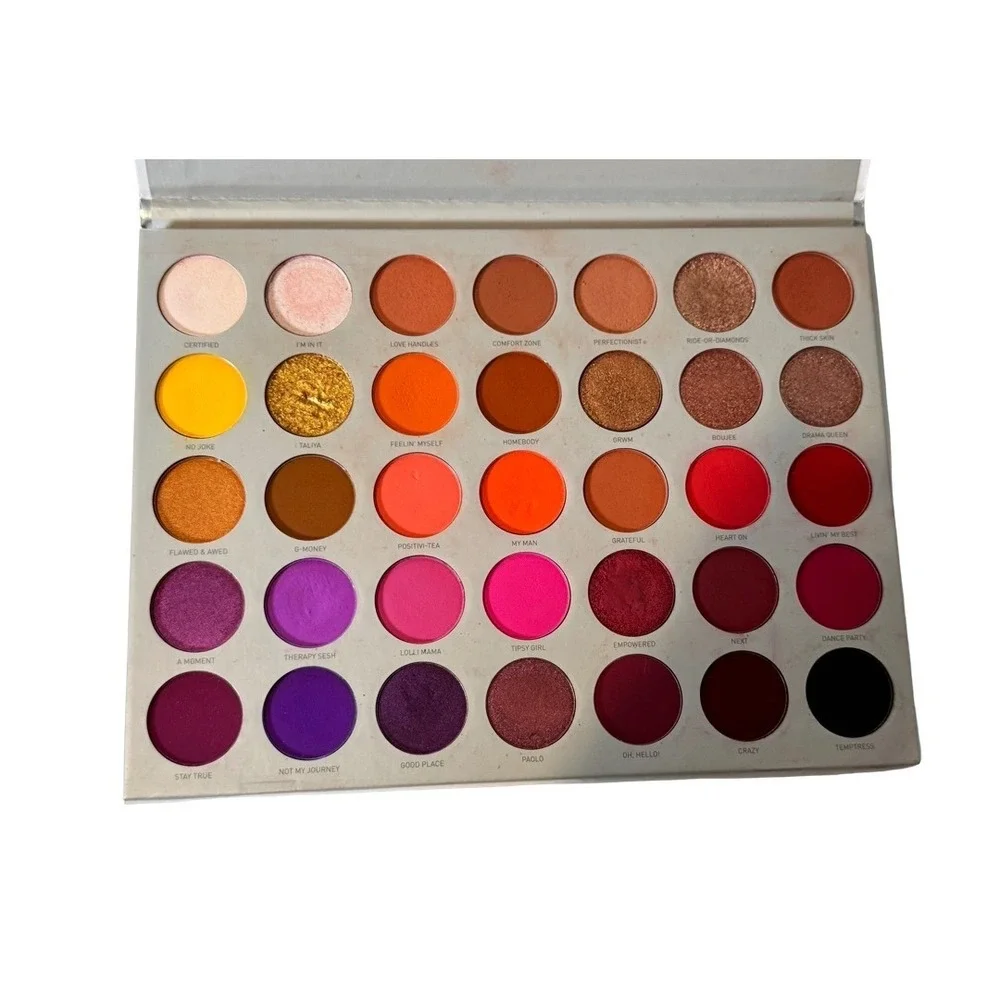Morphe Jaclyn Hill Palette Volume II 35 Shade Eyeshadow Palette Warm Bold Colors